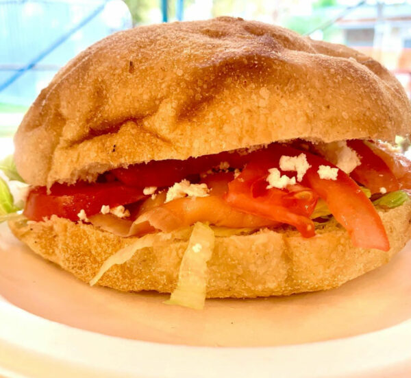 Focaccia Salmone e Feta